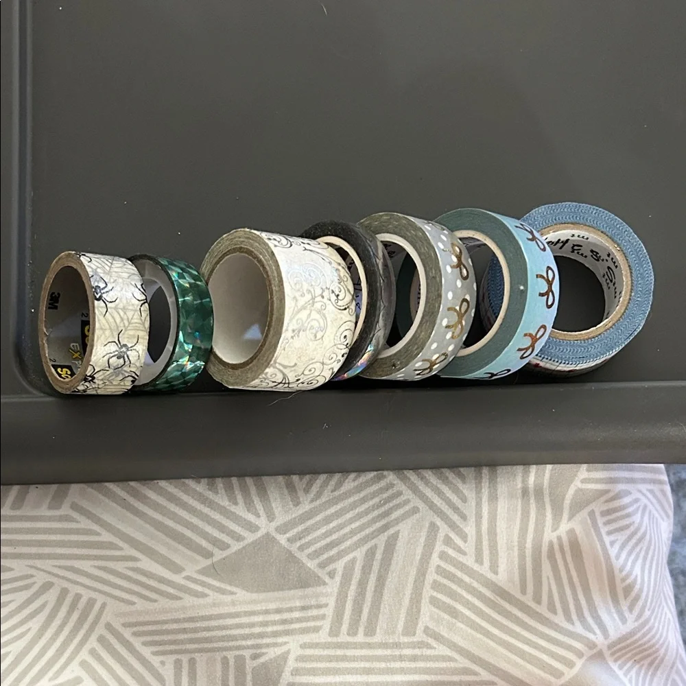 Decorative Washi Tape Set with Patterns